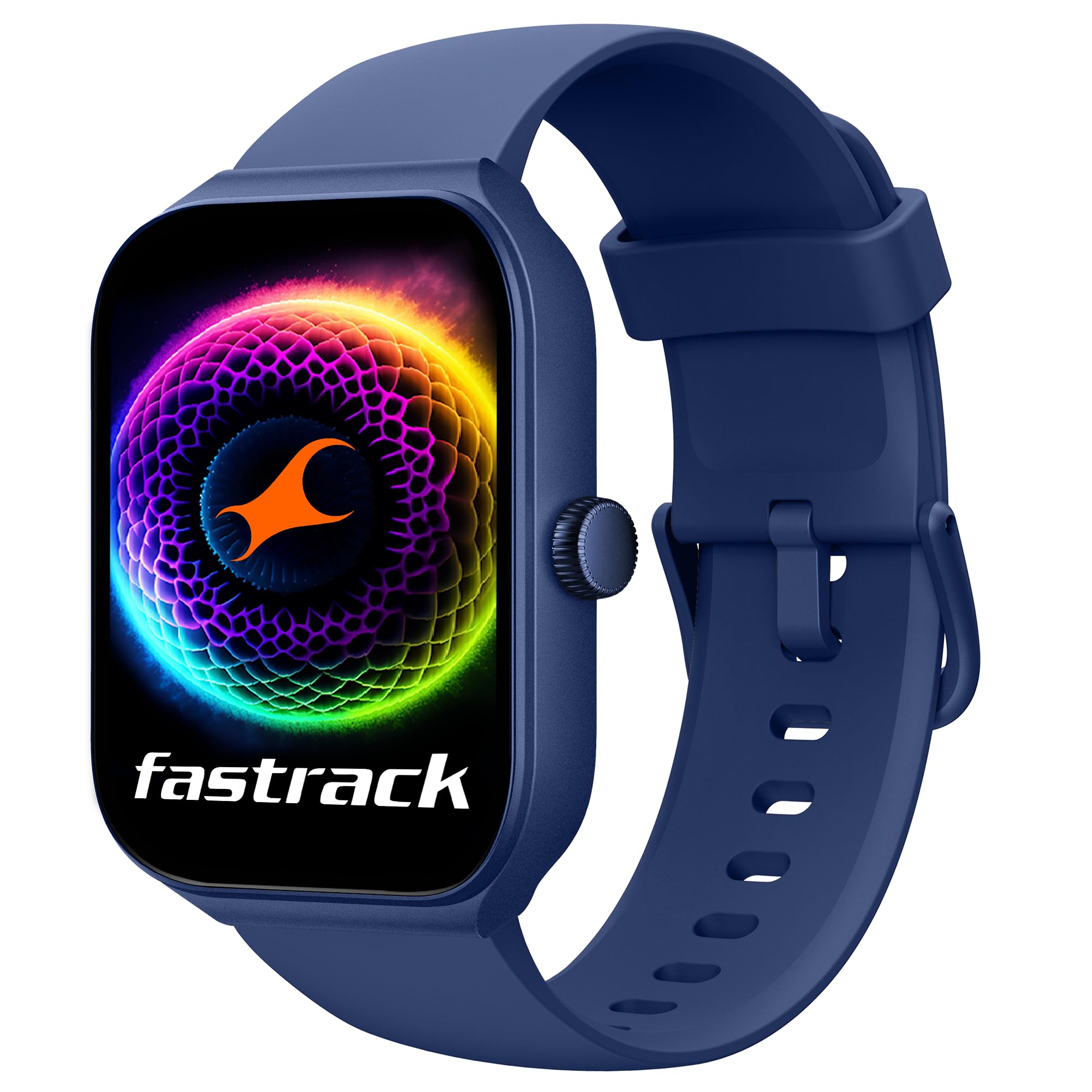 Fastrack Reflex Horizon with 1.95" Horizon Curve Display|SingleSync BT Calling| in-Built Alexa|100+ Sport Modes with AI Coach|Stress Monitor|24 * 7 HRM| Upto 5 Day Battery|Fashion Smart Watch