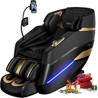 Massage Chair Full Body,Zero Gravity 3D SL-Track Shiatsu Massage Recliner Chair Built-in Heat System Airbag Massage with Body Scan, Deep Yoga Stretch, Calfrest Extension And Foot And Back massage