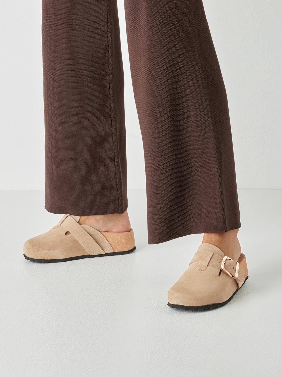Tamaris Mule Femme à Semelle de Confort à Talon compensé Cuir