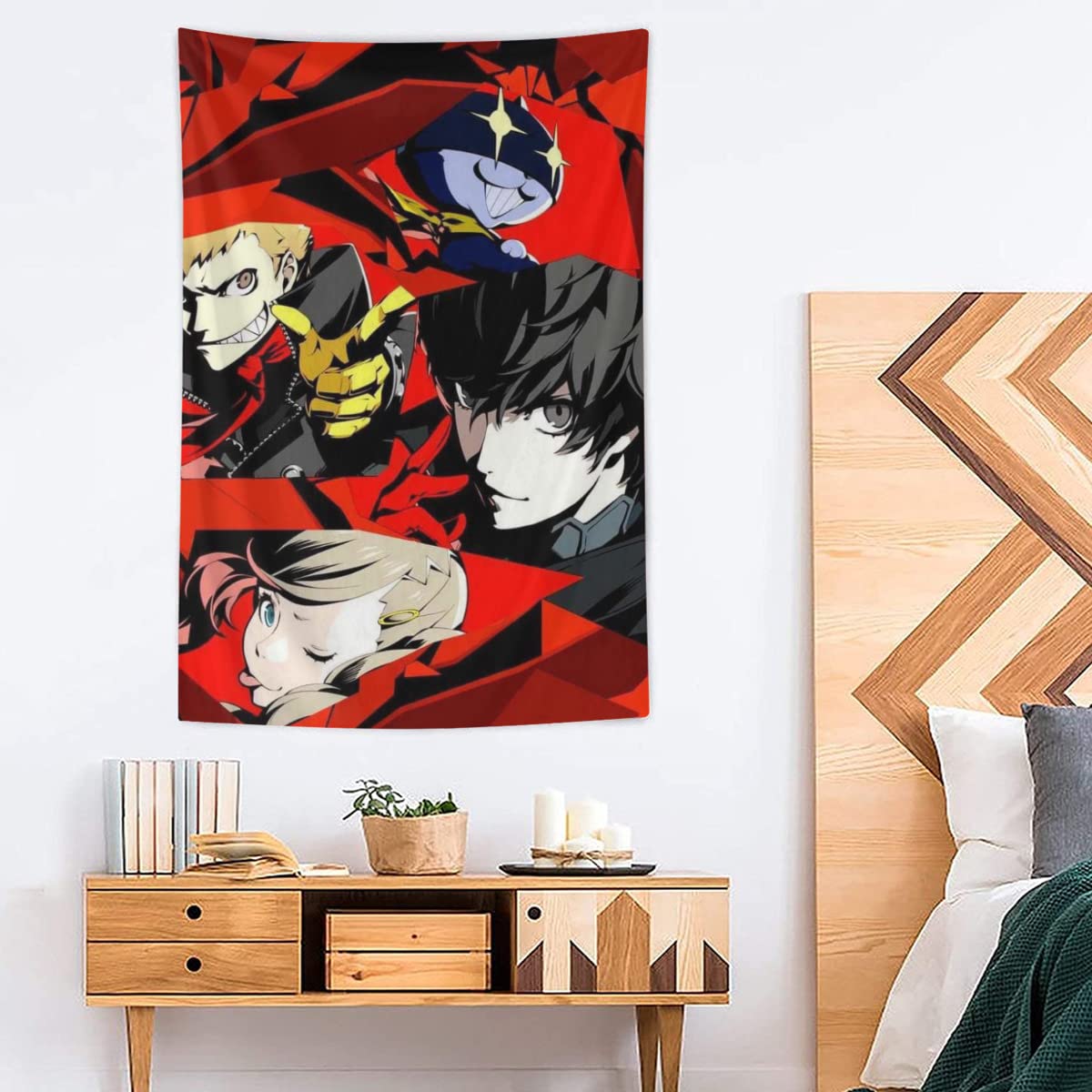 Amazon.co.jp: ペルソナ5 Persona 5 タペストリー P5R ジョーカー 来栖 