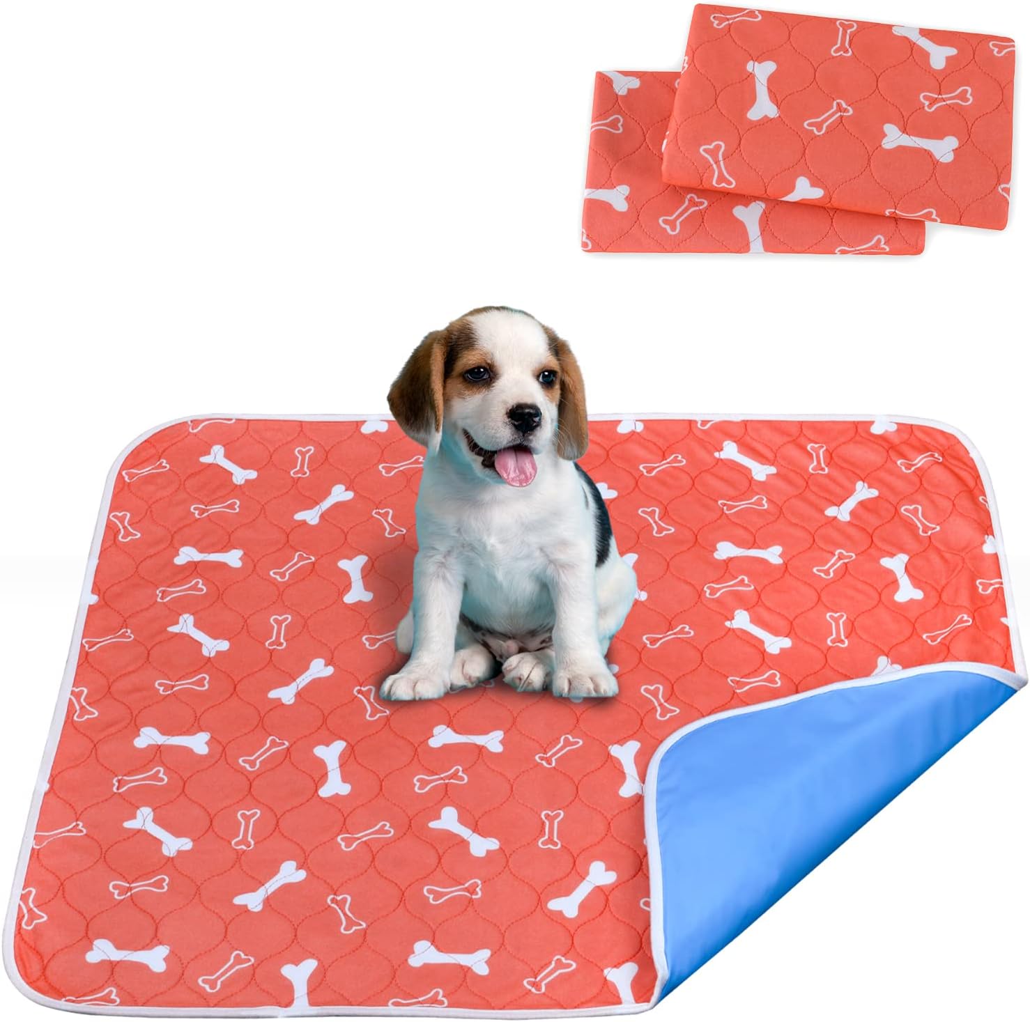 The Proper Pet Washable Pee Pads for Dogs, Reusable Puppy Pads Easy