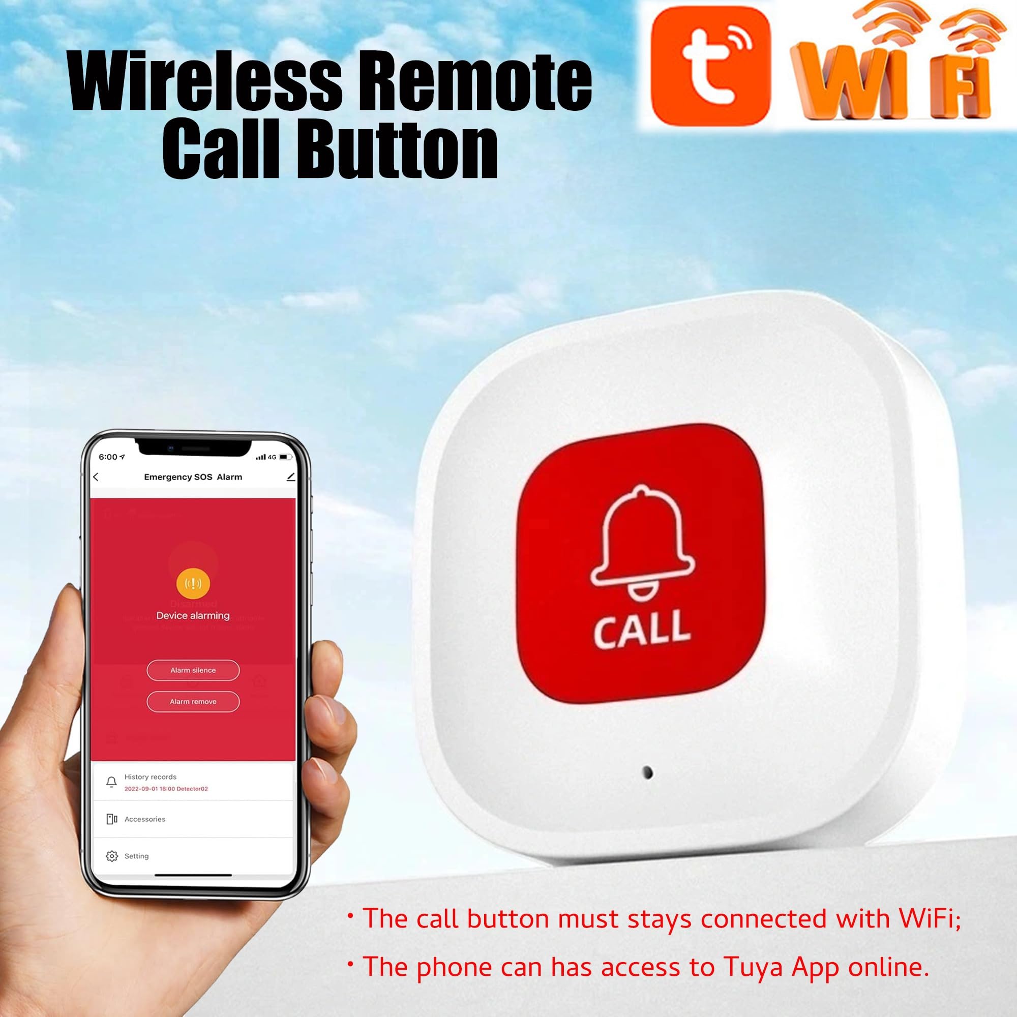 Fits Tuya WiFi Smart SOS Call Button - Image 2