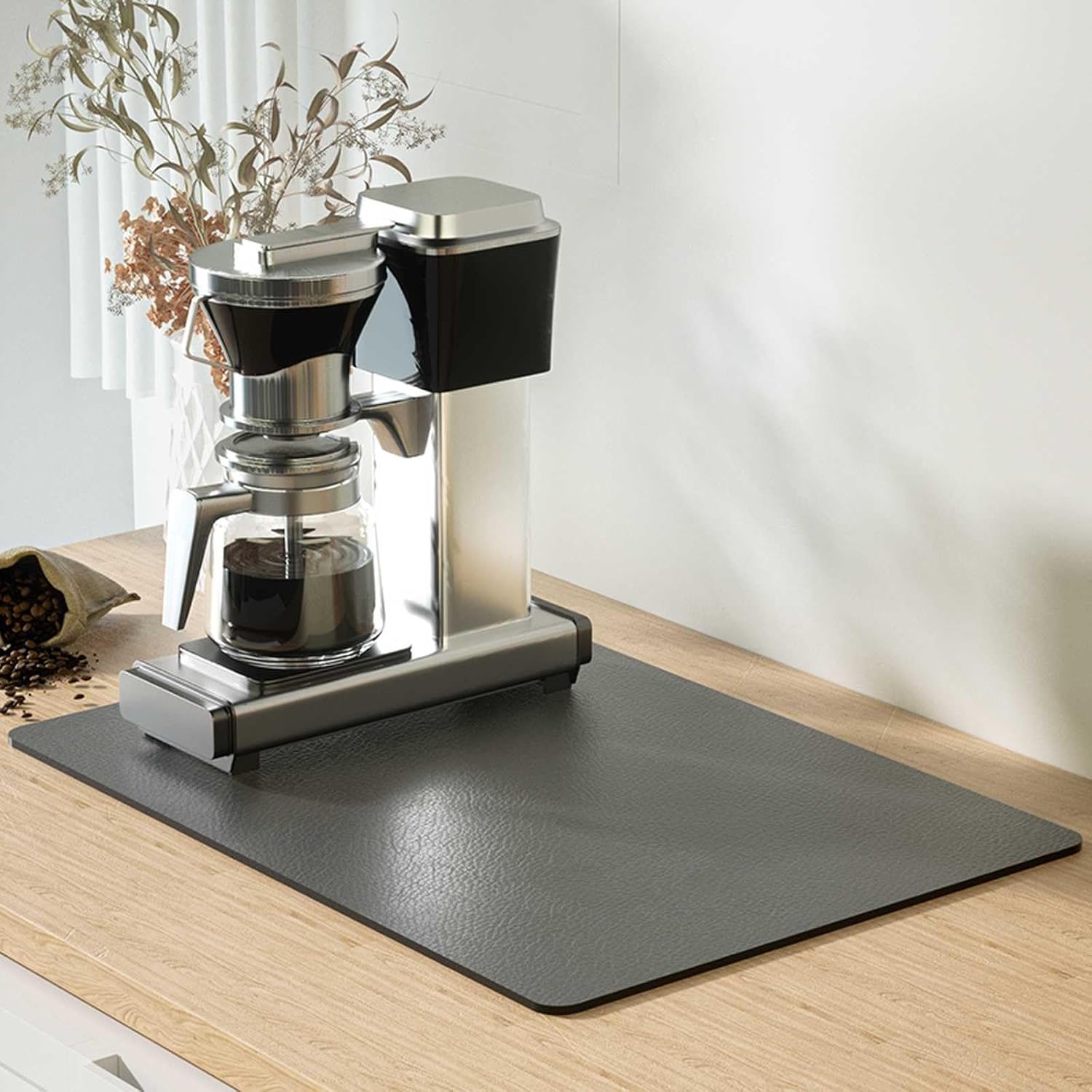 Tawedz Coffee Mat Coffee Bar Placement Mat for Countertop