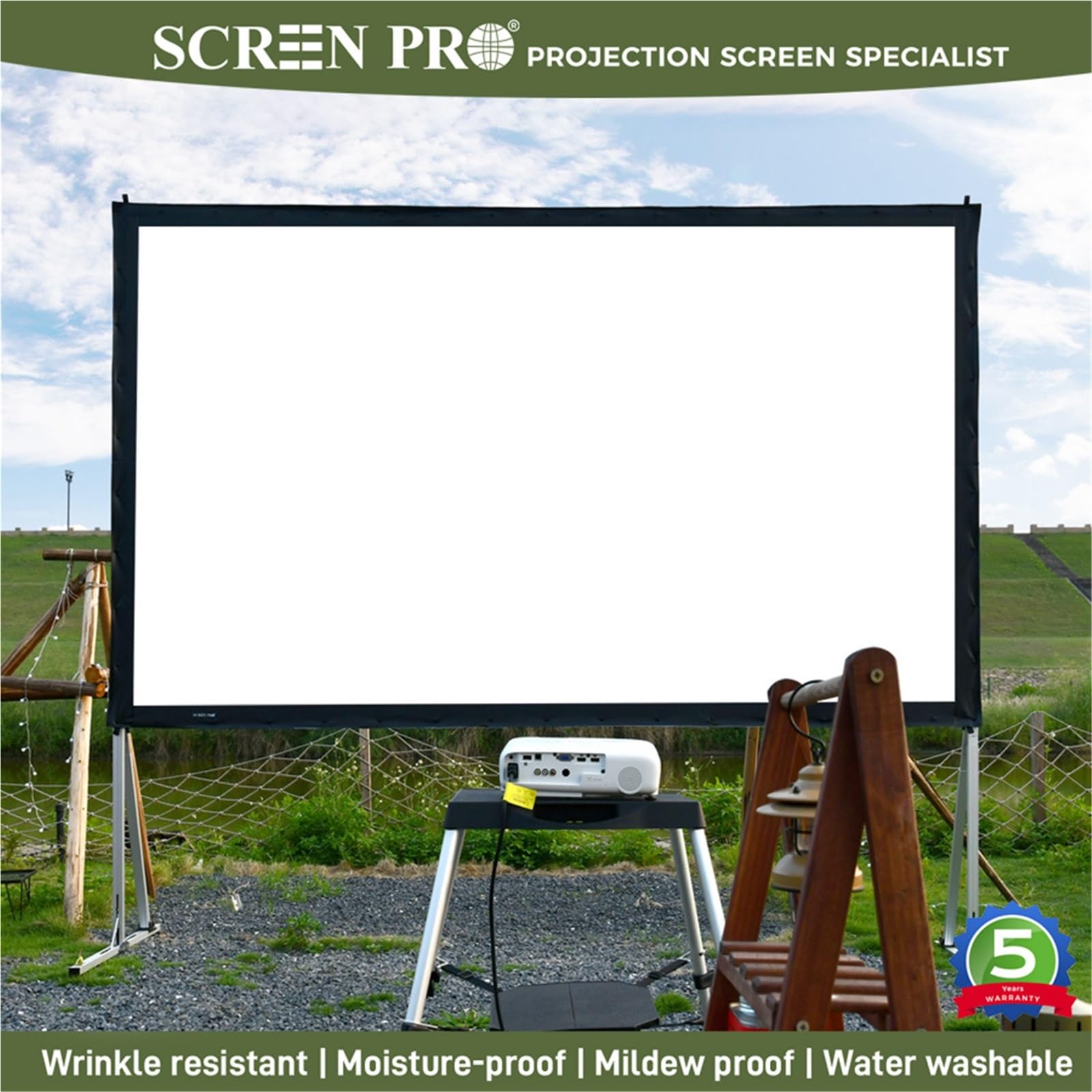 Pantalla De Proyector con Soporte