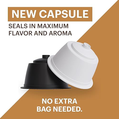 Miniatura 7 de GRANA Cápsulas de café compatibles con Nescafe Dolce Gusto - 48 unidades de Dolce Gusto Cappuccino (3 cajas de 16 cápsulas cada una) - Cápsulas de