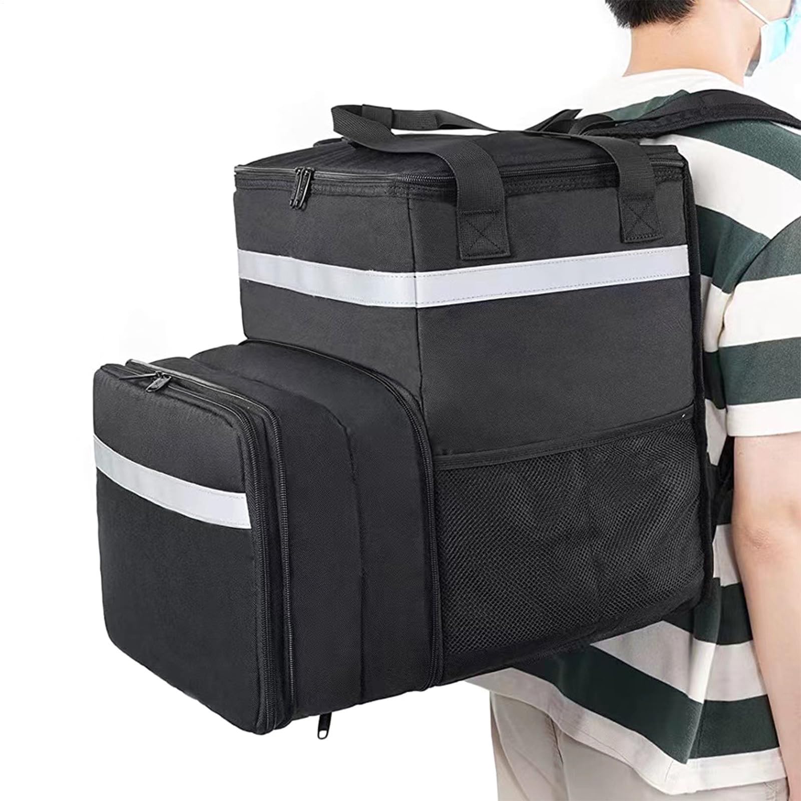 Borsa termica per alimenti, 50 l, borsa termica per bicicletta, a prova di | perdite e impermeabile