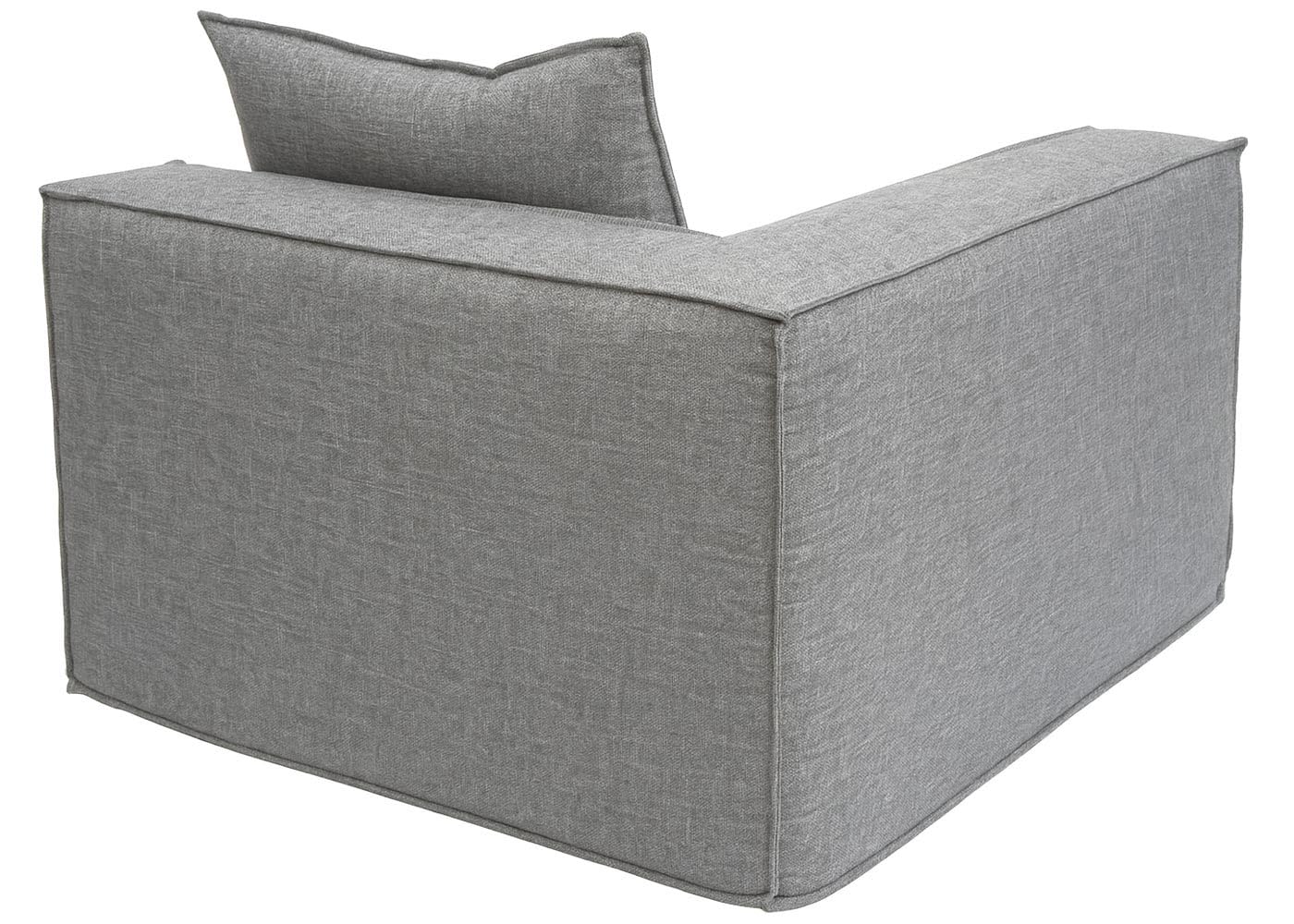 Mendler Combinaison de canapés HWC-O54 63x270x190cm Gris Clair