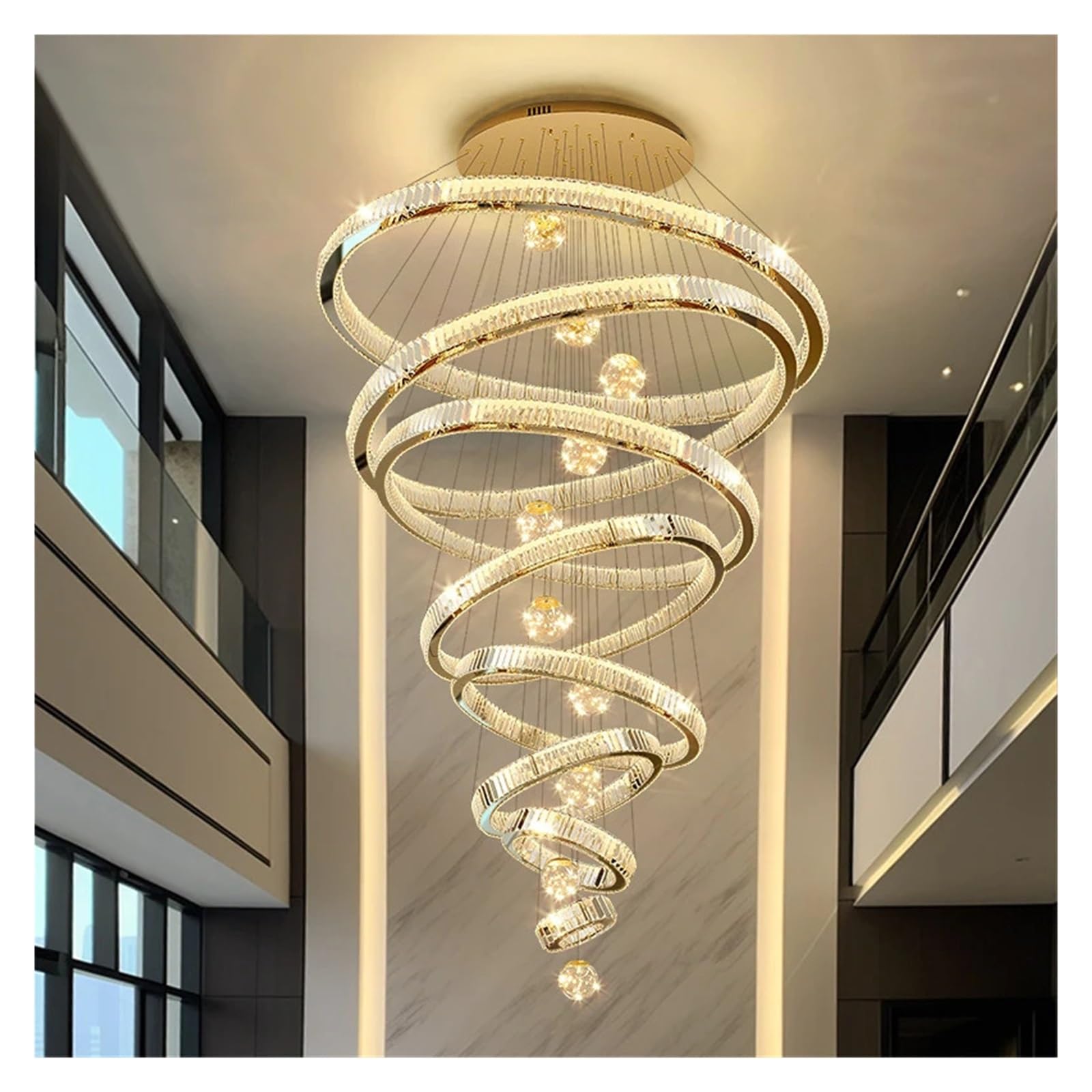 Modern Home Decoration Lamps for Living Room Smart Crystal Pendant Lights Dining Room Indoor Lighting Indoor