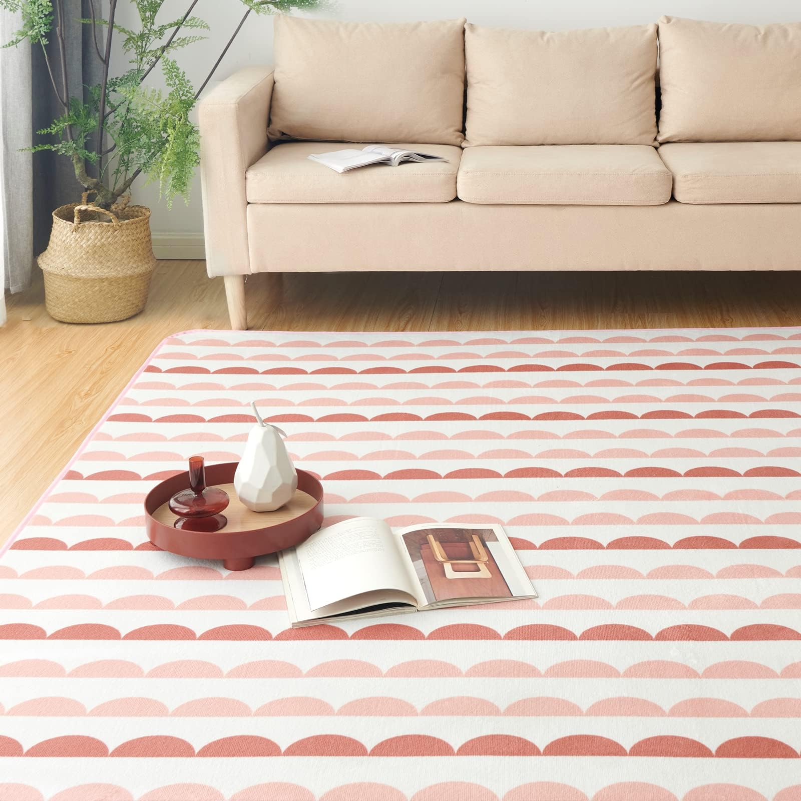 Amazon | フリーリー カーペット ラグ 滑り止め付 選べる28 130×185cm 約1.5畳 軽量設計 超高密度マイクロファイバー ...