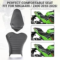 Vista 2 de Asientos de Conductor para Motocicleta para Kawasaki Ninja400 Z400 2018 2019 2020 2021 2022 2023 2024 2025 2026 Ninja Z 400 Juego de Cojín Frontal