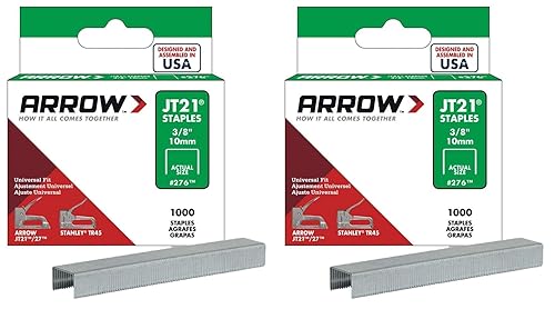 276 grapas genuinas JT21T27 de 38 pulgadas, paquete de 1000 unidades