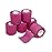 FriCARE Self Adhesive Bandage Wrap, Medical Tape in First Aid Kit, Cohesive Bandages for Wounds Sport Vet, 2 Inches X 5 Yards 6 Rolls, Magenta