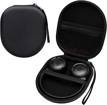 Headphone Headset Case Compatible with TALIX H30/JBL/JLAB/Sony/Soundcore by Anker/BERIBES/KVIDIO Wireless On-Ear Headphones, Black