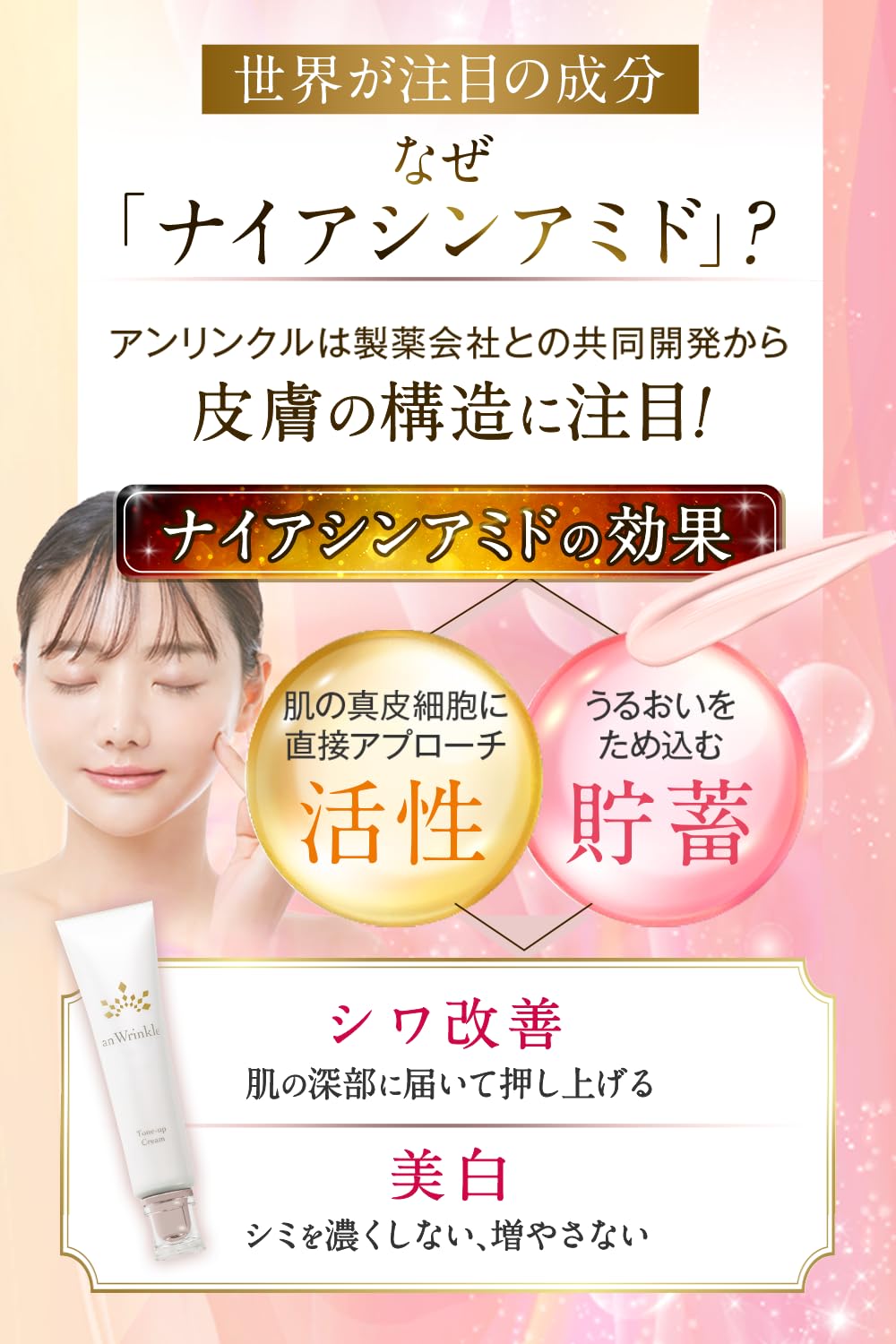 Amazon | アンリンクル an Wrinkle シワ改善 ナイアシン 