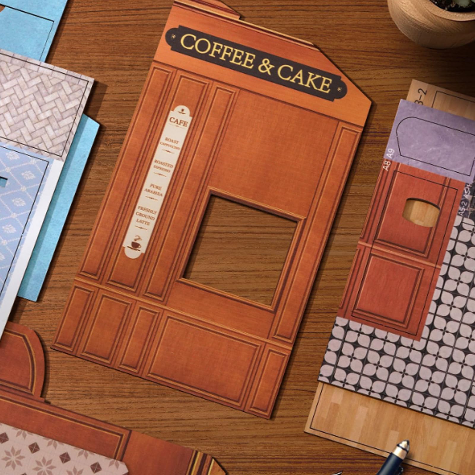 Kit Casa Miniatura Giocattoli Artigianali Legno Attività Genitore-Bambino | Kit Mini Casa Artigianale Con Copertura Antipolvere Per Adolescenti, Famiglia, , Bambini, Donne