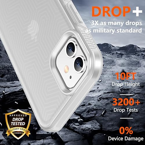 Miniatura 9 de SPIDERCASE Funda a prueba de golpes para iPhone 11, protección contra caídas de grado militar de 10 pies, con 2 piezas protector de pantalla de