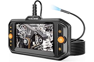 Teslong Mechanic Borescope Inspection Camera with 5.5mm Endoscope Camera with Light for...