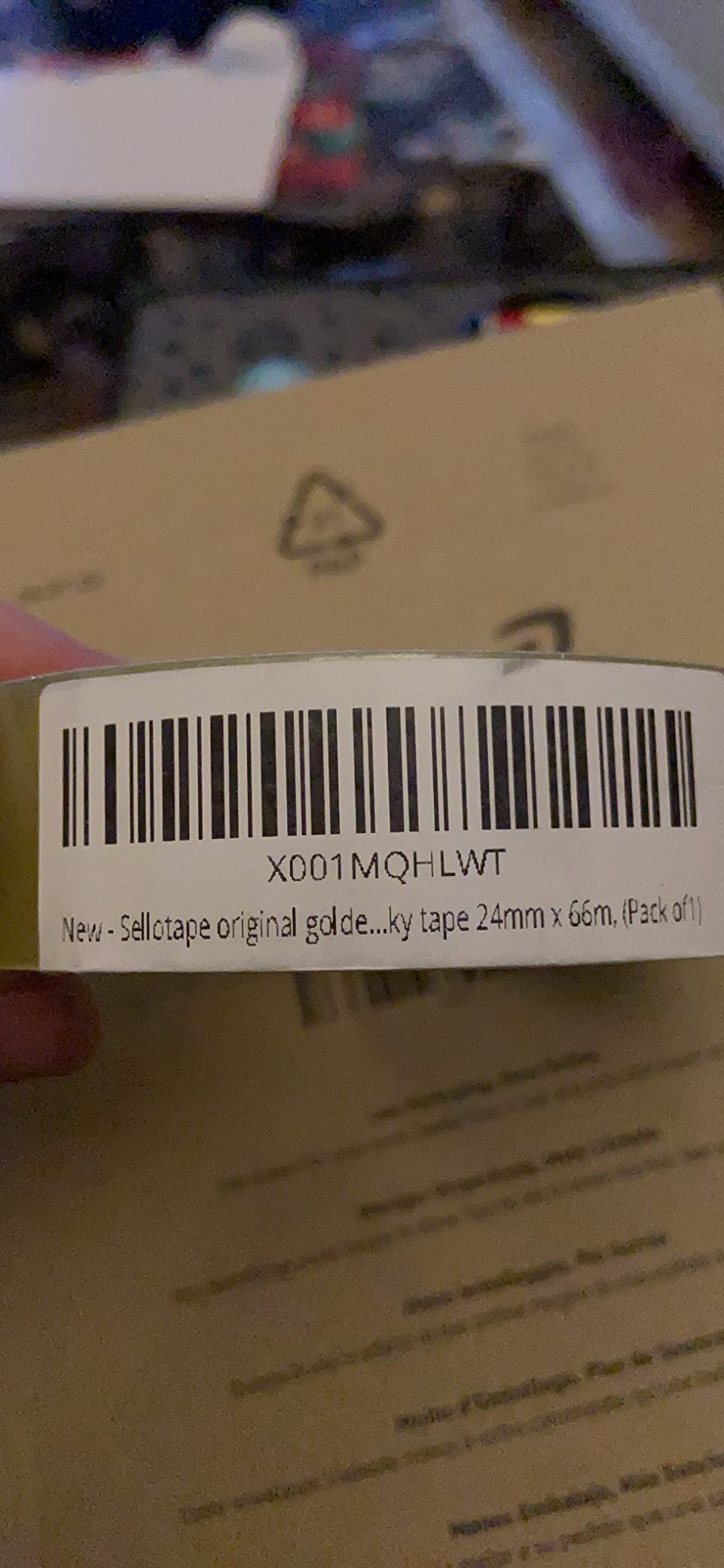 Sellotape original golden clear sticky tape Amazon.co.uk Stationery & Office Supplies