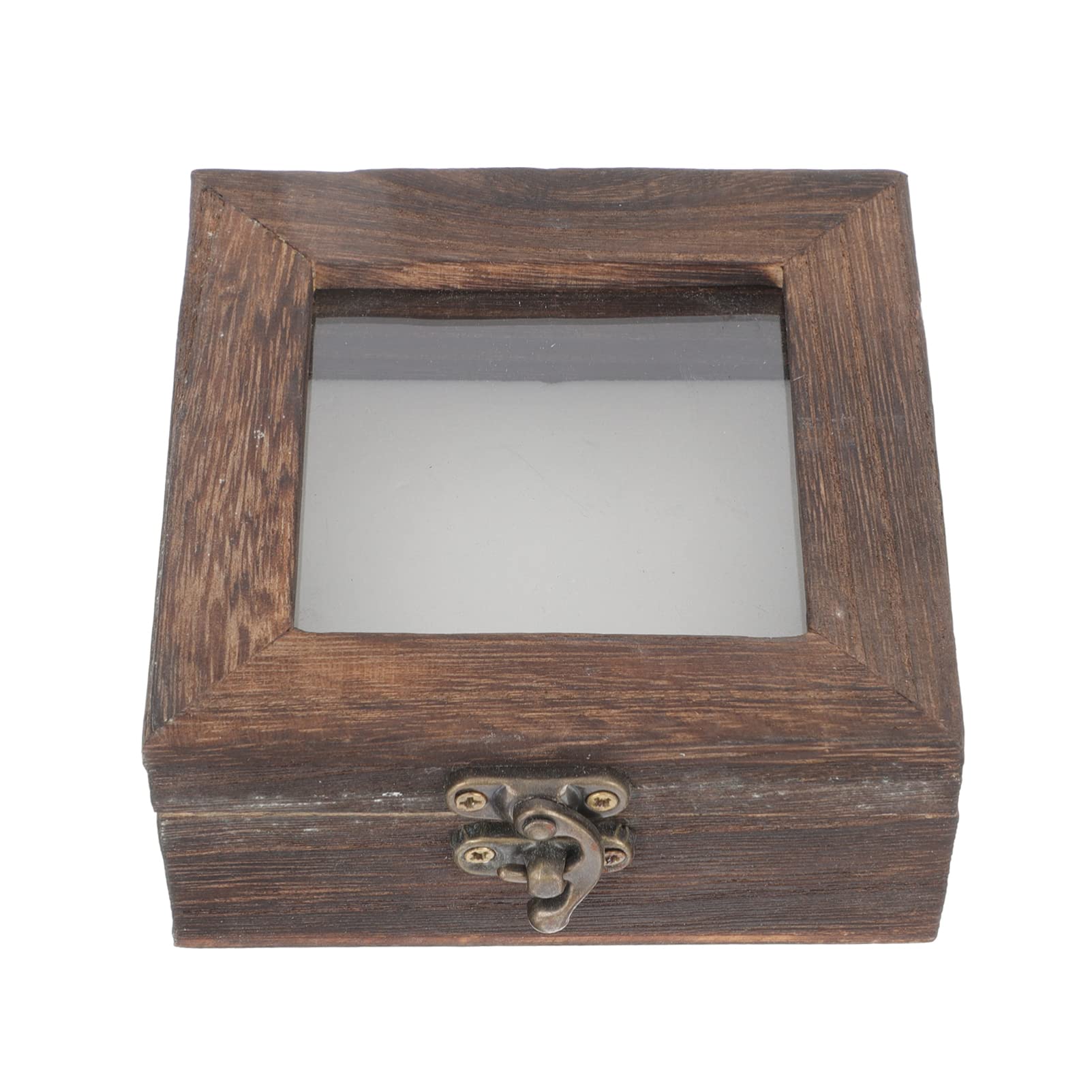 Boîte Vitrine En Bois Et Verre 10x10 Cm – Pour Insectes, Bijoux, Collection ! - 3
