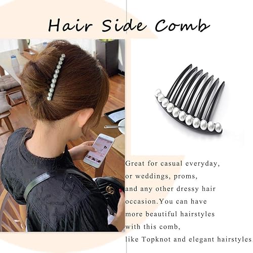 Miniatura 5 de JONKY JONKY - Peine de pelo con giro francés, accesorios para el cabello para mujer (paquete de 2)