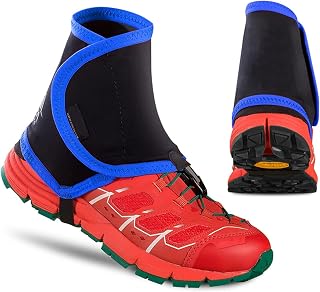 Short Leggings Waterproof and Adjustable Snow Leggings, Snakeproof Leggings, Snow Mountain Camping Shoe Covers, Unisex (Color : B, Size : One size)