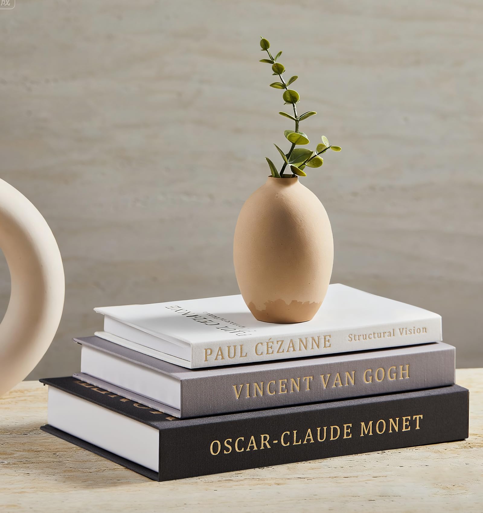 Hongqu Us Black/Grey/Beige Aesthetic Decorative Books - Coffee Table Books Decor - Faux Decor Book Storage Box For Decoration - Set Of 3 Linen Fake Book For Home Table Decor - Bedside Tables Decors - Home Room Bookshelf Decors