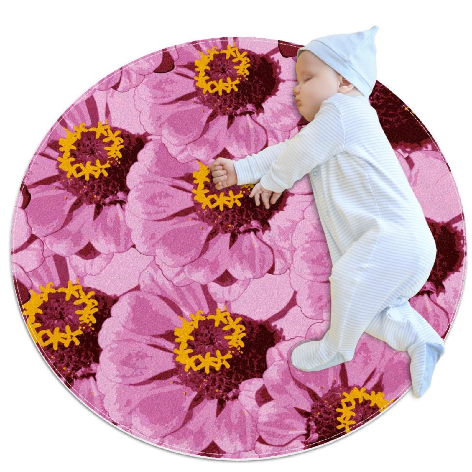 Tapis de salle de bain antidérapant fini les glissades fleurs