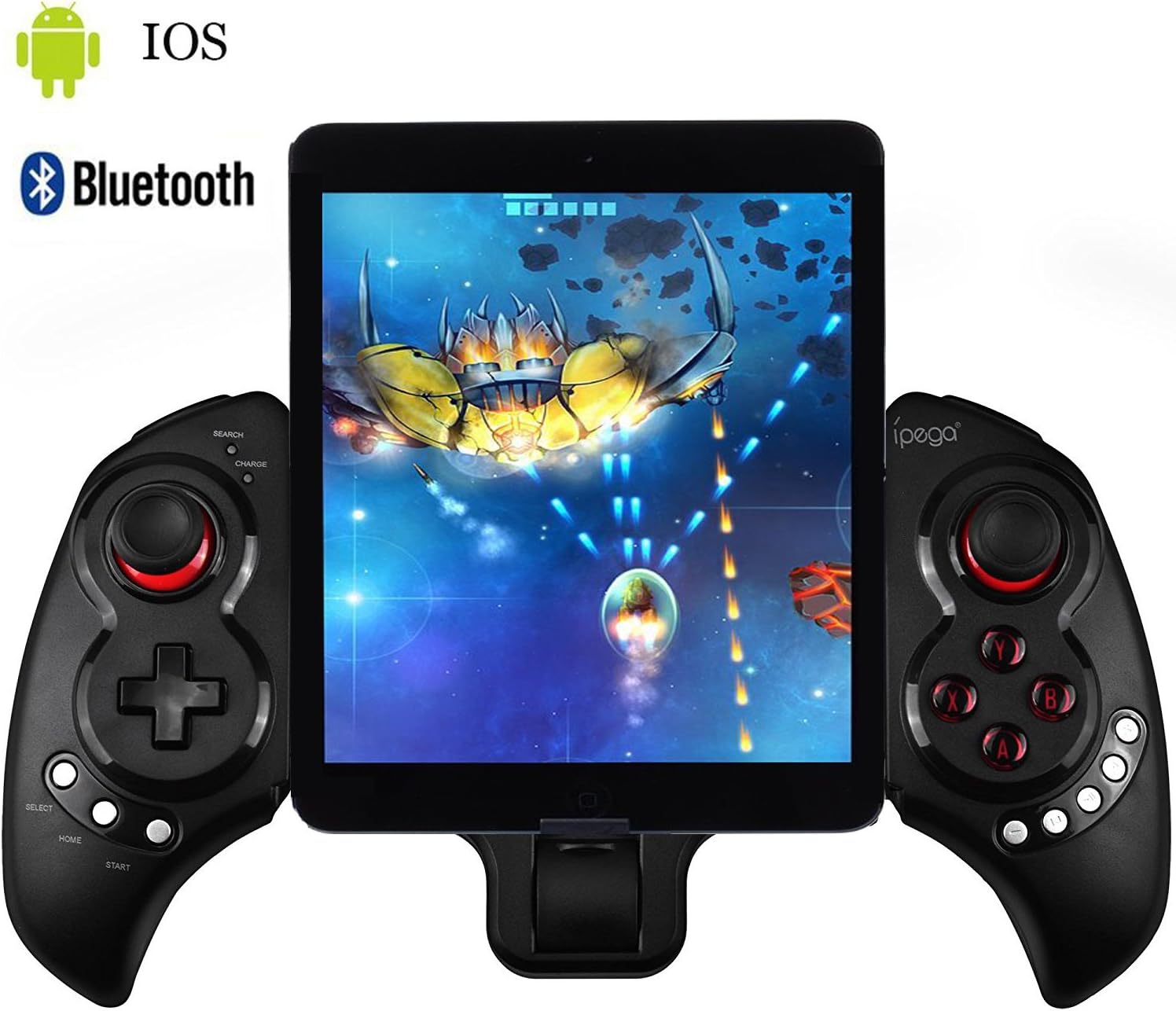 IPEGA PG-9023 Telescopic Wireless Game Controller Smartphone Gamepad Compatible with Android/IOS Ebook Tablet TV PC Extend Bluetooth Controller