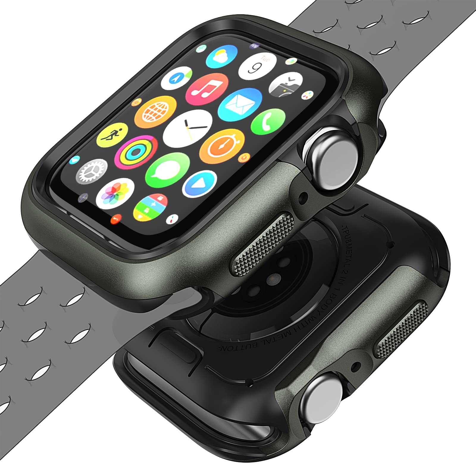 Amazon.co.jp: Apple Watch ケース[41mm フォレストグリーン] アップル 