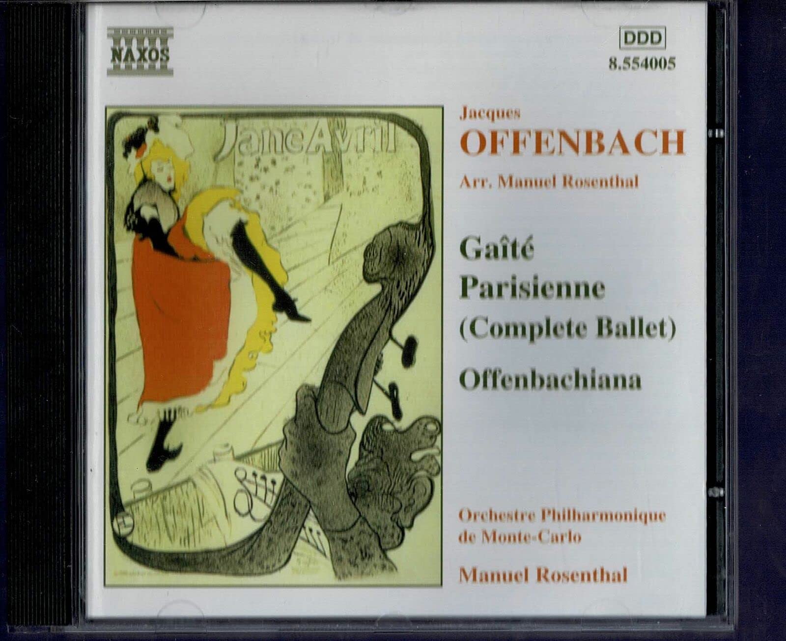 Gaite Parisienne / Offenbachiana [Audio CD] Manuel Rosenthal; J. Offenbach; Jacques Offenbach and Monte Carlo Philharmonic Orchestra