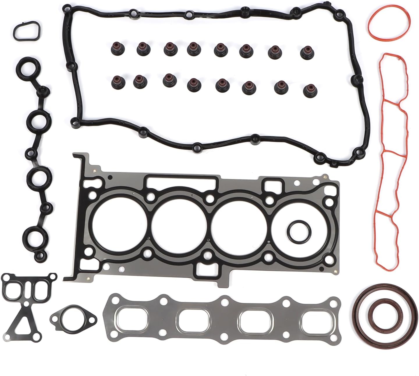 HS26332PT Engine Cylinder Head Gaskets Set Fits for Chrysler 200 Sebring, Dodge Avenger Caliber Journey, Jeep Compass Patriot ED3 2.4L DOHC OE HS26332PT HS26332PT-1 HS26360PT ES72472