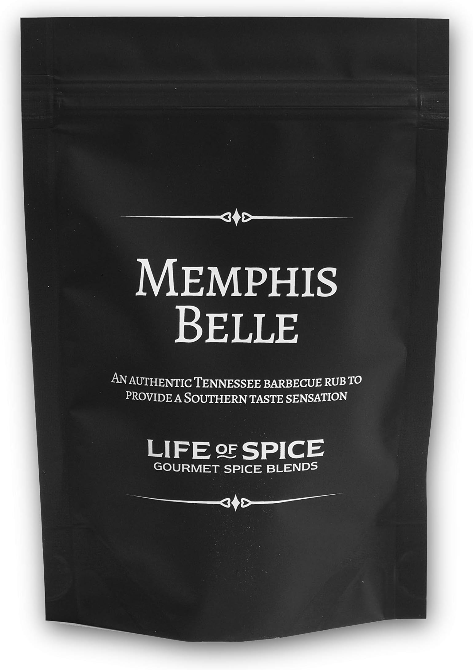 Memphis Belle BBQ Rub | All Purpose Meat Rubs and Seasoning, for Meat, Fish and Veg | 60g Pack with Recipe Card | Paprika, Mustard and Chipotle | Authentic Tennessee BBQ Rubs and Spices