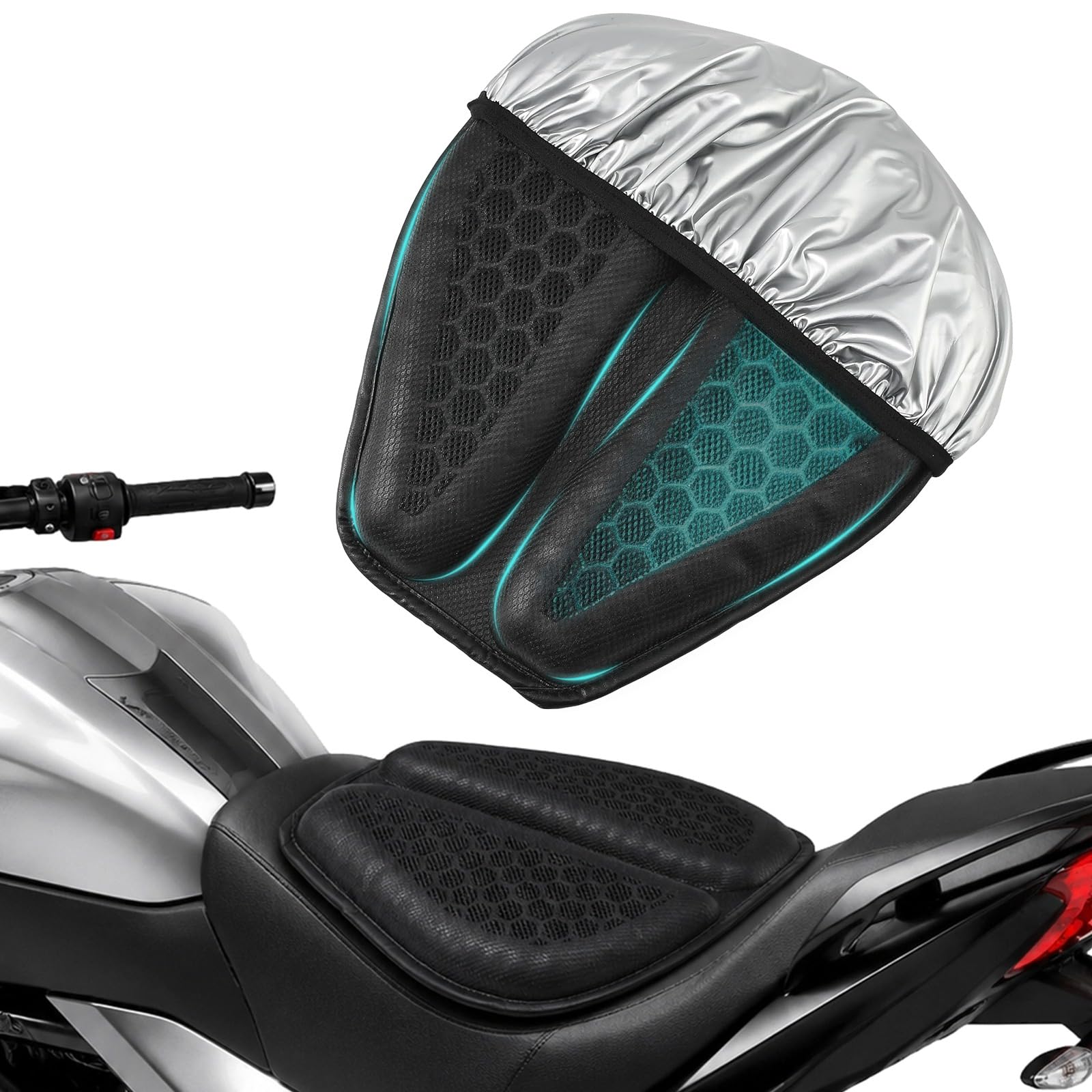 Podkładka żelowa do siodełka motocyklowego, podkładka chłodząca z