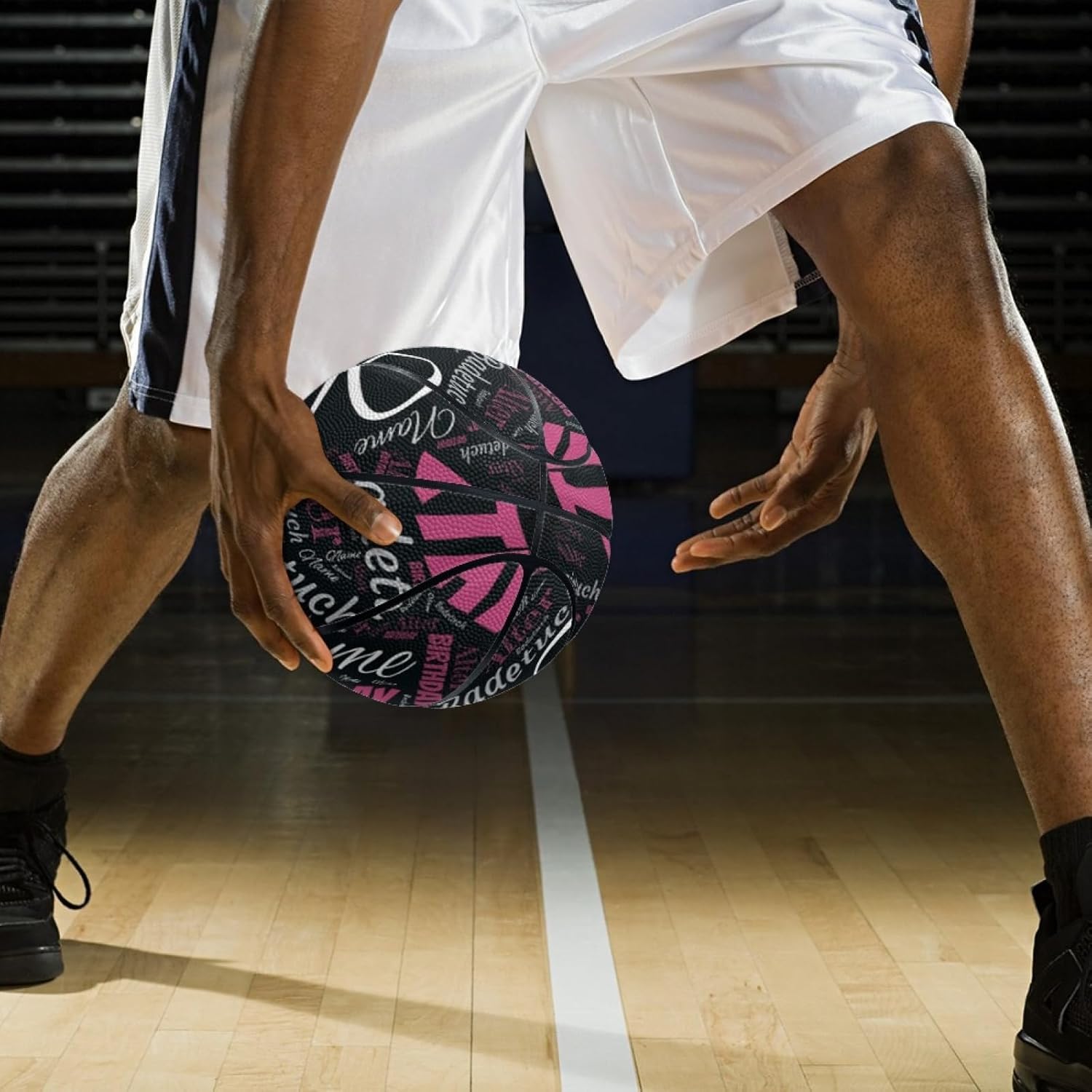 Personalized Basketball, Customized Personalized Indoor Outdoor Basketball, Airbrushed Personalized Regulation Custom Basketball with Your Name, Print Your Photos and Text