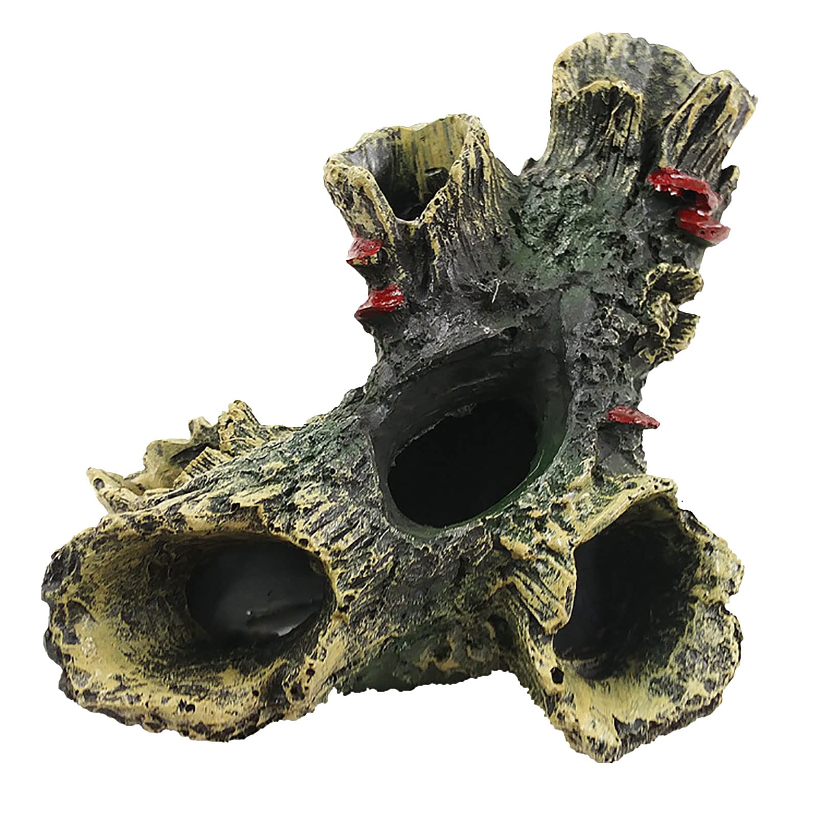 Artificial Landscape Ornament Multifunction Resin Fish Hiding Cave Aquarium Dead Wood Decoration for Fish Tank Aquarium