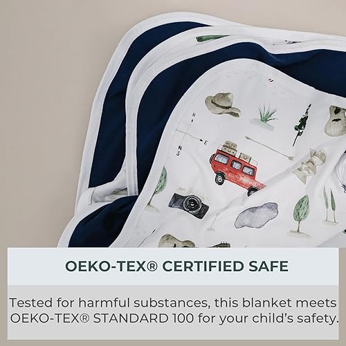 Miniatura 5 de Pobi Baby - Manta de bebé, suave y elástica para bebés, niños pequeños y niños (Explore)