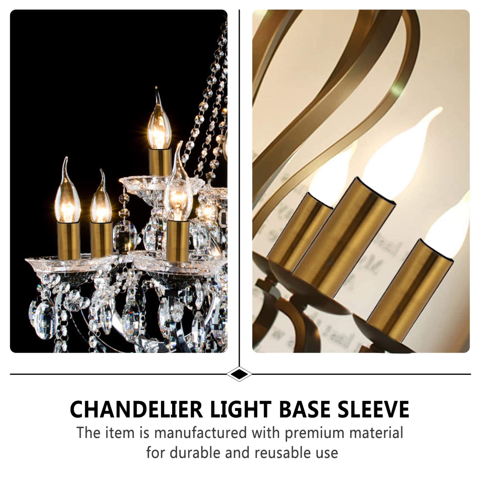 Alipis 6pcs Portalampada Per Lampada Coperchio Lampadario Lampada A Base Di Illuminazione A Maniche Lunghe