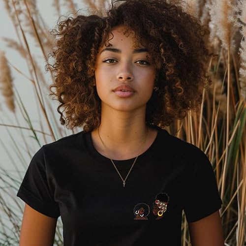 Miniatura 4 de La belleza mágica de la melanina de la muchacha negra bordó los parches BLM Black Lives Matter