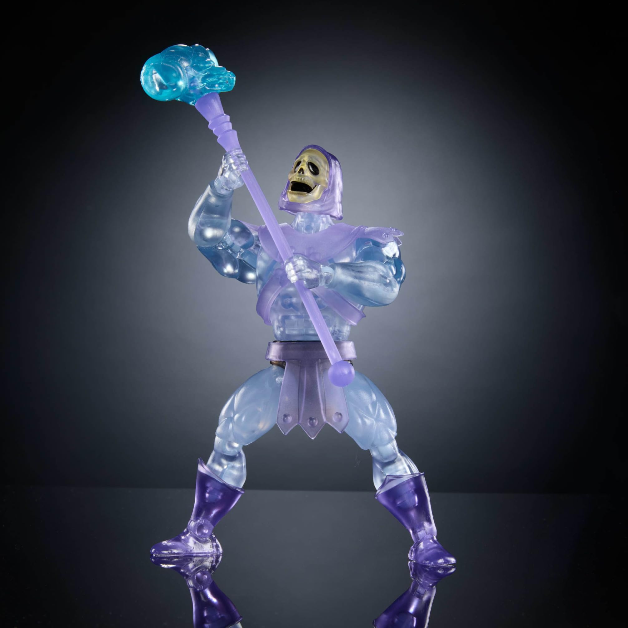 Masters of Universe Origins Action Figure Invisible Skeletor Cartoon Collection, 5.5-inch 1980s TV Villain - Image 3