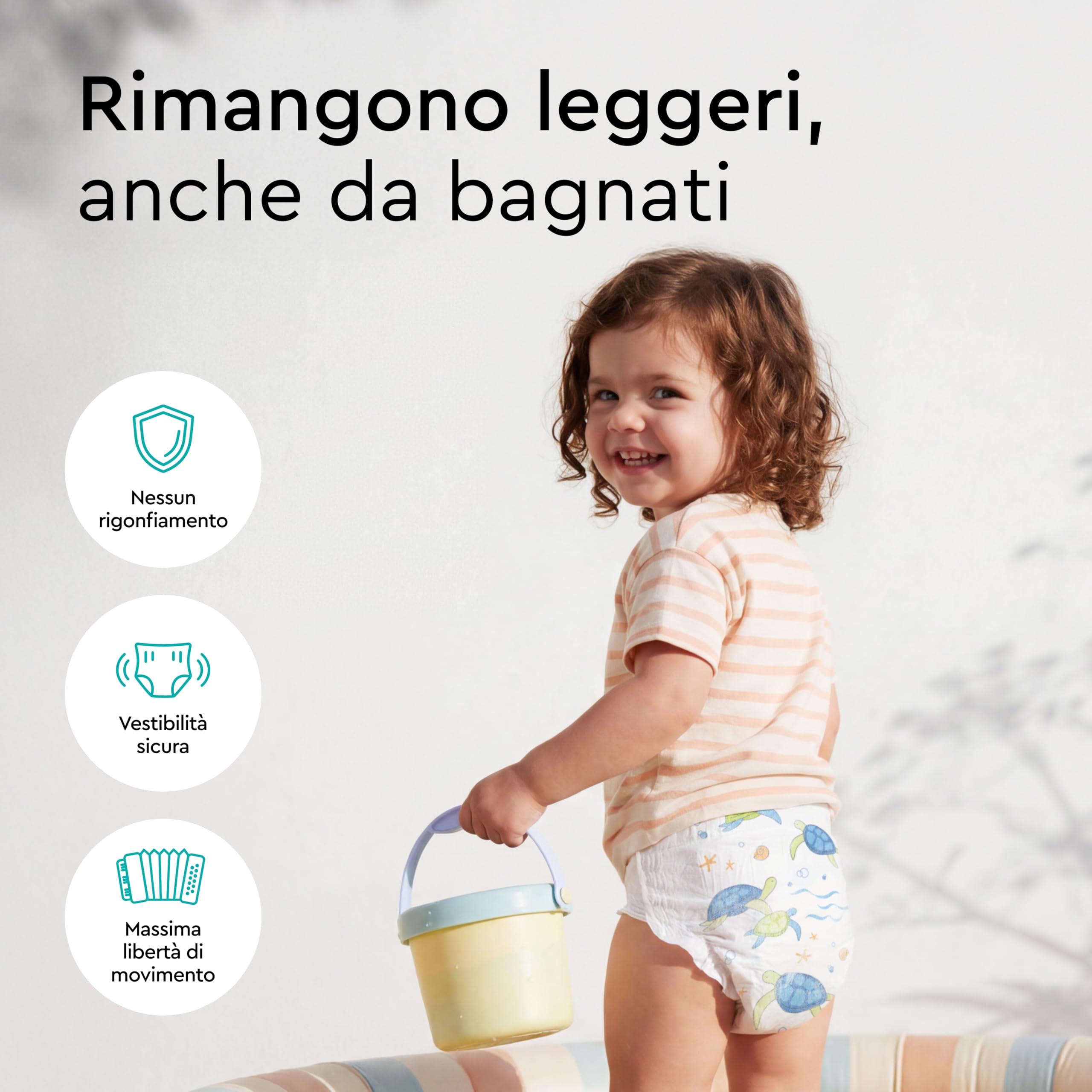 LILLYDOO Pannolini costumino monouso taglia S 6+ kg 20 sztuk
