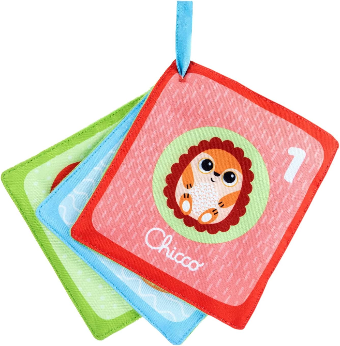 Chicco Cushion Animal Tummy Time, Strengthens Muscles, Manual Classes, Mirror, Booklet, Rattle, Machine Washable, Ergonomic Boppy Shape, Children's Toy 2-9m