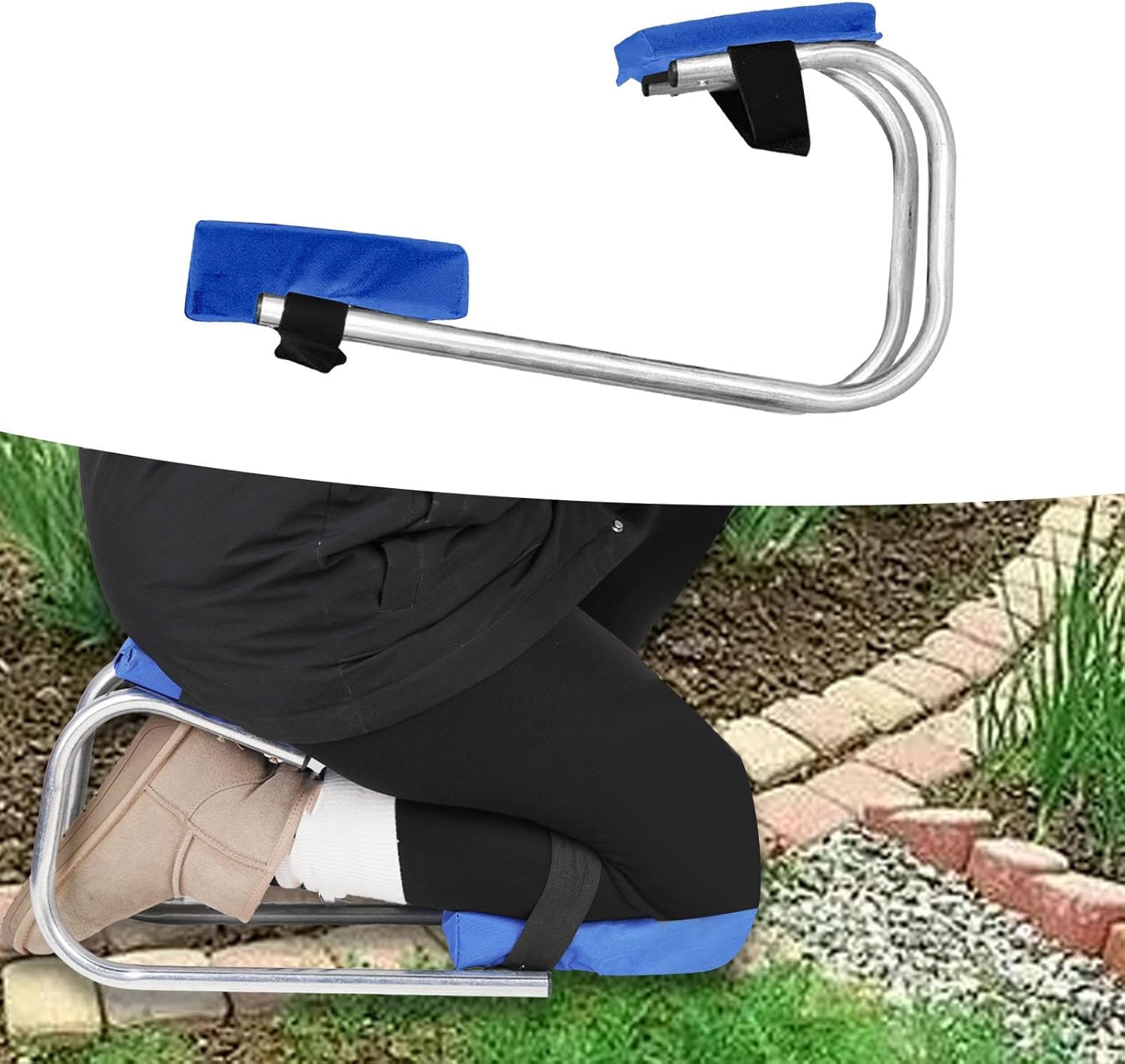 Knee Seat for Gardening Protection Wearable Versatile Labor Saving Strap on Leg