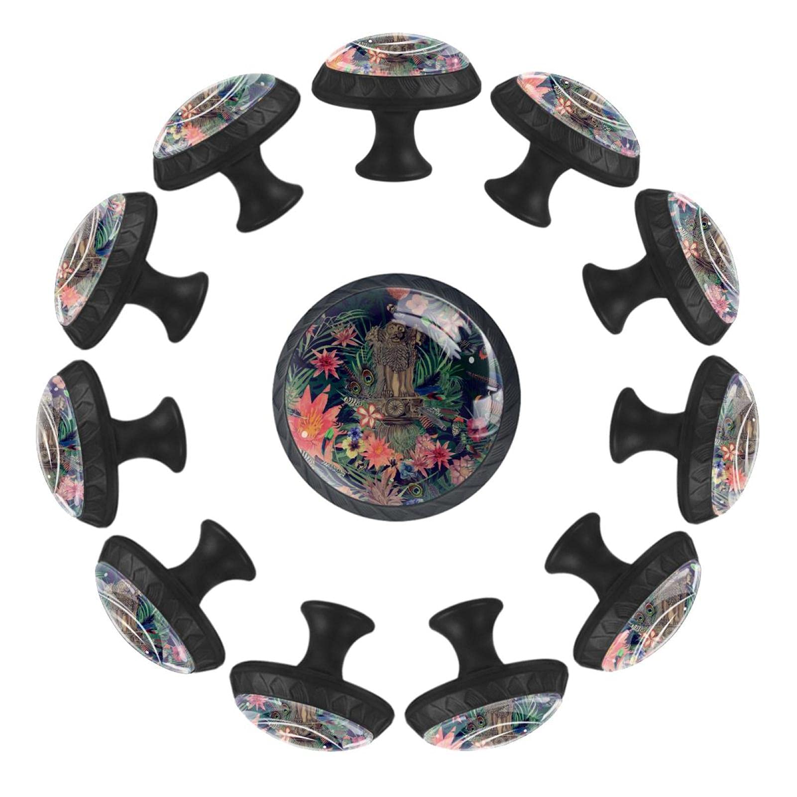 Boutons de tiroir haut de gamme style indien vintage 35 mm pour mobilier de chambre