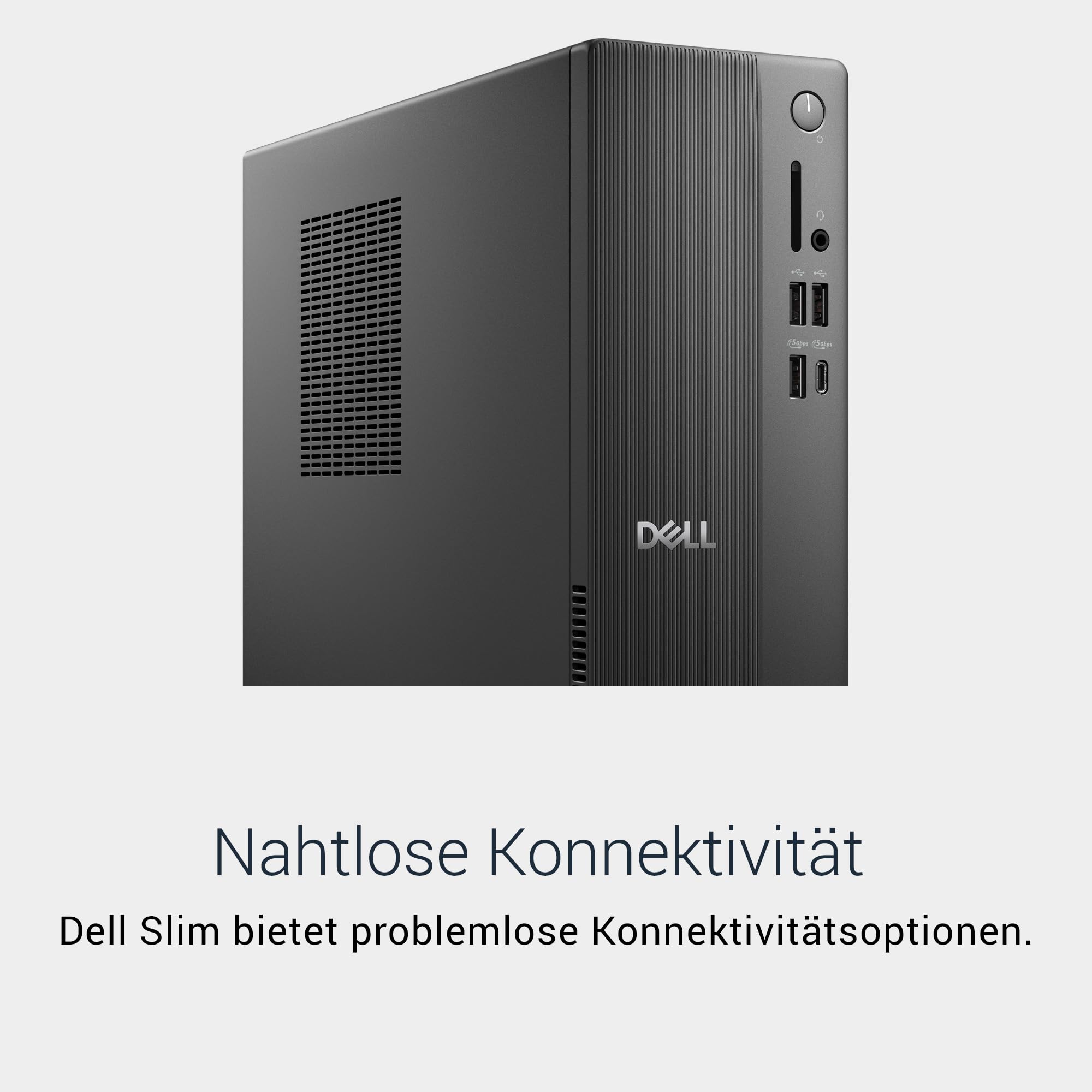 Dell Slim Desktop ECS1250 - Intel Core Ultra 5-225 Processor, 16GB DDR5 RAM, 1TB SSD, Intel UHD Graphics, Windows 11 Home - Black