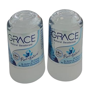 Alum stone deodorant natural 70 g. 1Pack= 2Pc By naveenana shop.