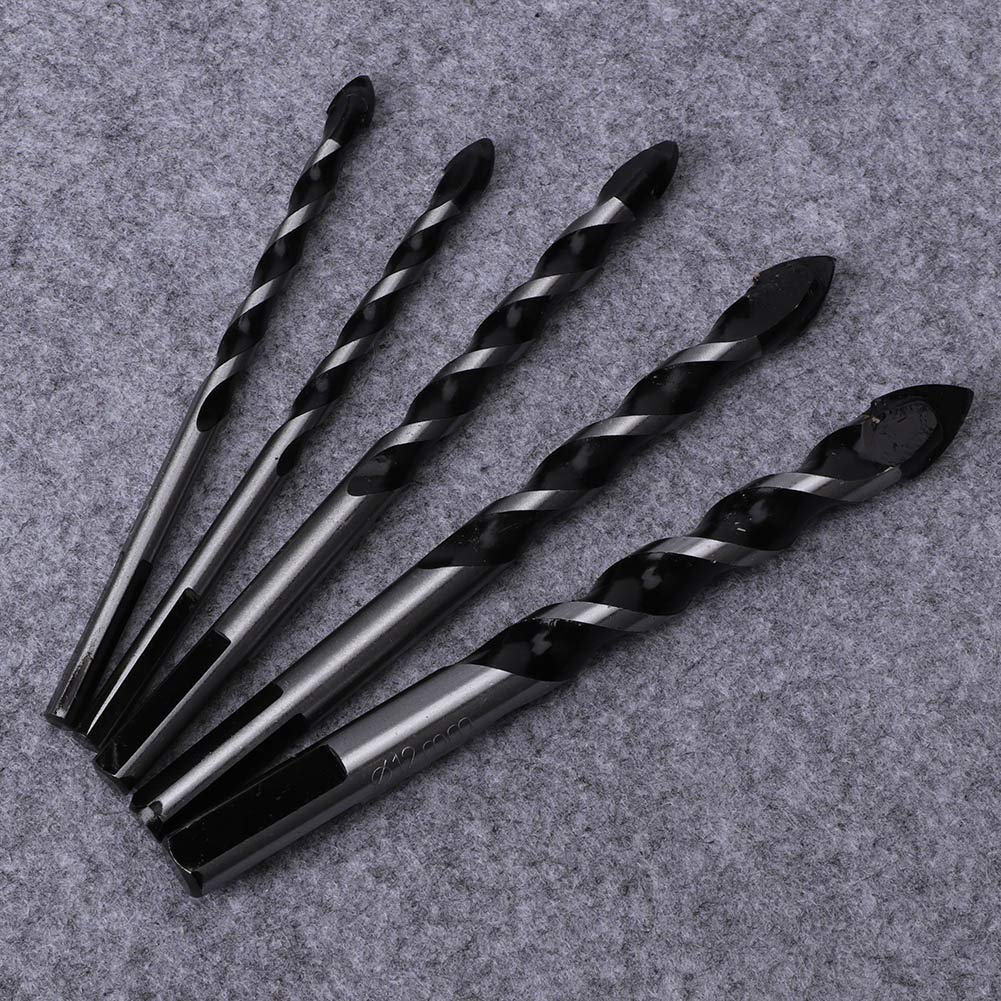 ANKROYU 5PCS Center Drill, High Speed Steel Hole Drill Bit, Wall Hole Drilling Tool Bit, Ceramic Tile Drill Bit for Ceramic Tile, Plastic
