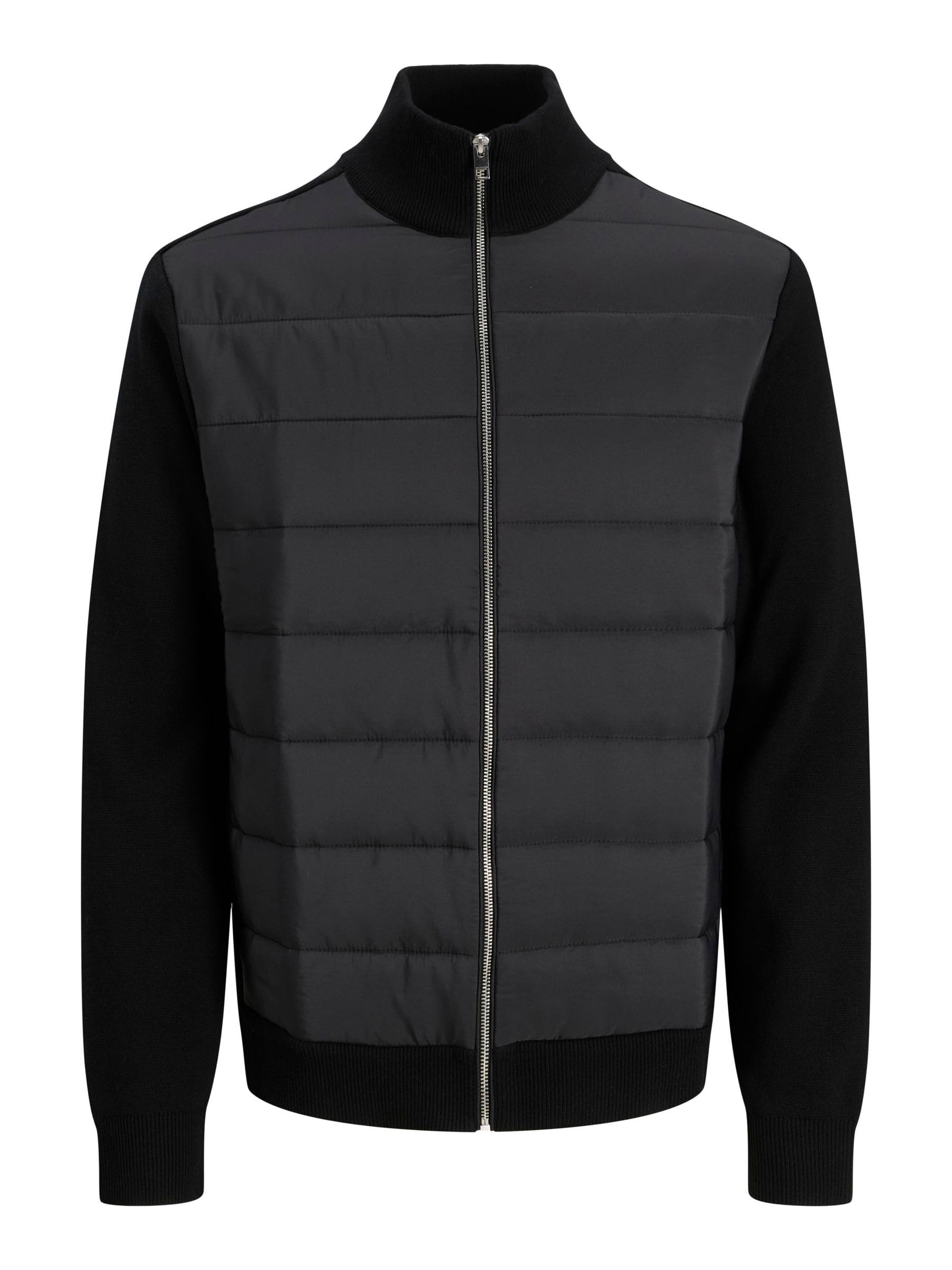 JACK & JONES Mens Jjeperfect Knit Hybrid Cardigan Sn, Black, XXL UK