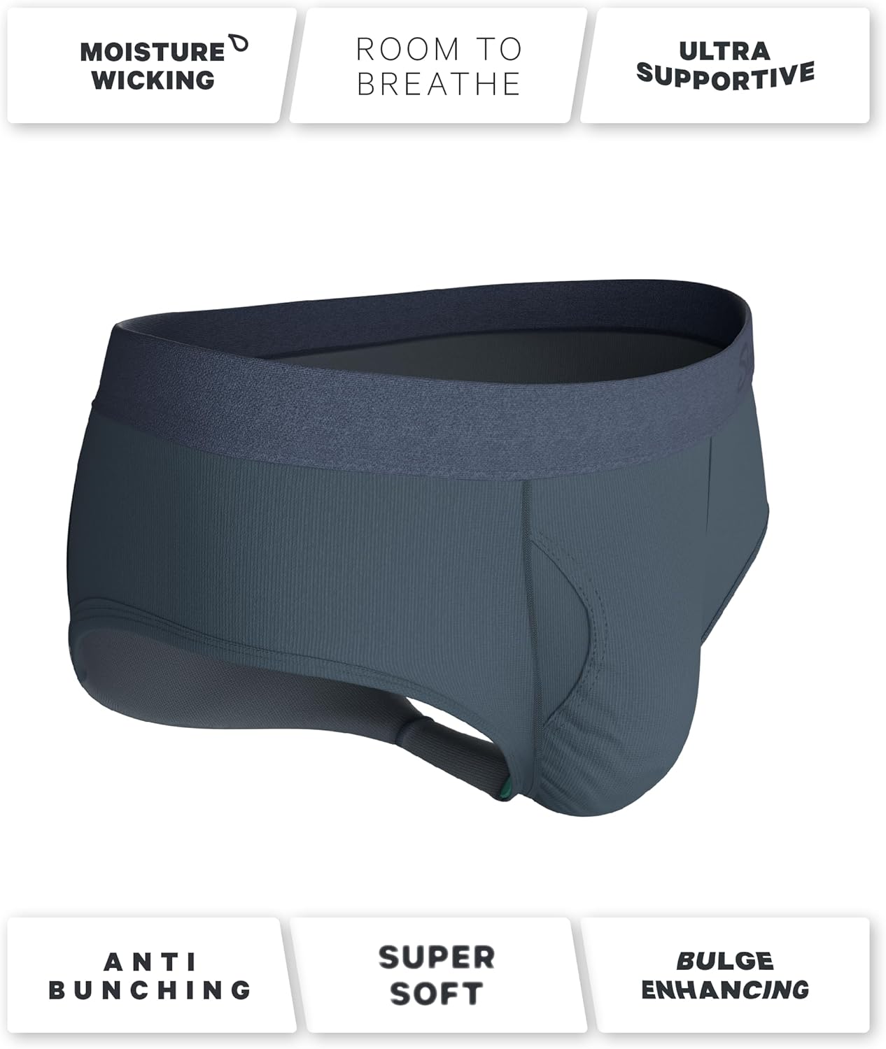 Shinesty Ball Hammock Mens Brief Underwear with Pouch for Balls, Ultra Soft Modal Underwear for Men with 0 inch Inseam - Image 4