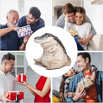 1 PCS Crocodile Aquarium Decoration Funny Fish Tank Decorations Aquarium Decor Crocodile Fish Tank Display Decor for Aquarium Fish Tank Decor Aquarium Accessories