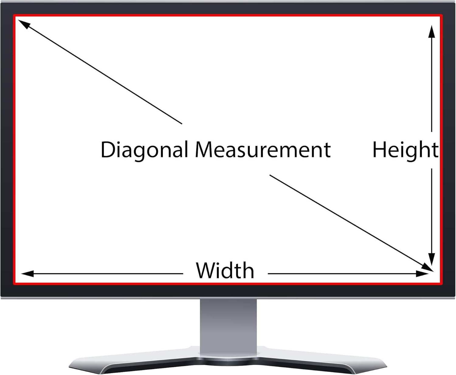 Privacy Screen Filter and Anti Glare for 17 Inches Computer Monitor with Aspect Ratio 5:4 Please Check Dimension Carefully